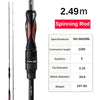 PureLure Seabed 2.26m/2.28m/2.33m2.49m L/ML  2PC Casting/Spinning Lure Rod