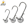 JYJ 10pcs/lot 1g-20g Round Ball Jig Head Hook