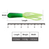 10PCS/lot 5.5cm Artificial Soft Plastic Tube Lures