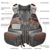 Bassdash FV09 Fly Fishing Vest for Youth with Multiple Pockets