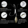 JYJ 3PCS/Lot 3.8g/5.7g/6.2g Weighted Bait Hook with Rattle Spoon