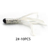 10PCS/lot 5.5cm Artificial Soft Plastic Tube Lures