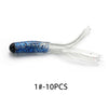 10PCS/lot 5.5cm Artificial Soft Plastic Tube Lures
