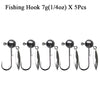 Round Jig Head Hook with Blade 5pcs/lot