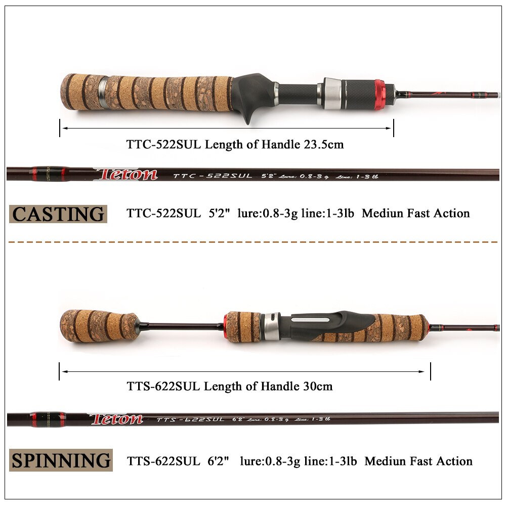 kuying rod vs shimano Conqueror 1.95m 1.98m 2m 2.05m Fast Action Carbon Lure Casting KUYING TETON 1.9m Super Ultra