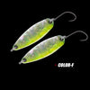 Goture 2pcs/pack 3cm/2.8g or 3.5cm/4g Micro Fishing Spoon Lure