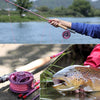 Sougayilang FYL5/6-P 5/6WT Pink Fly Fishing Reel