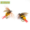 MNFT 10Pcs/Lot Bumble Bee Dry Flies