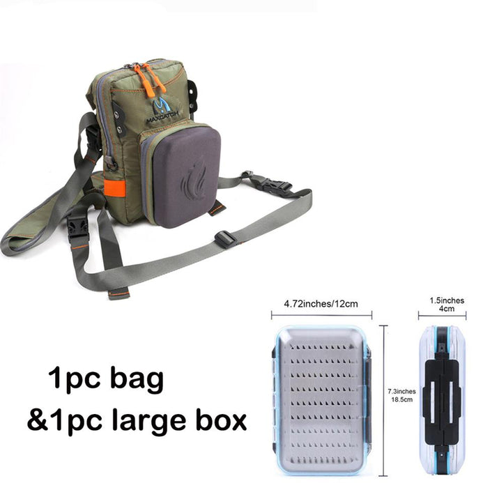Maximumcatch Fly Fishing Chest Bag With Molded Fly Bench – Pro Tackle World