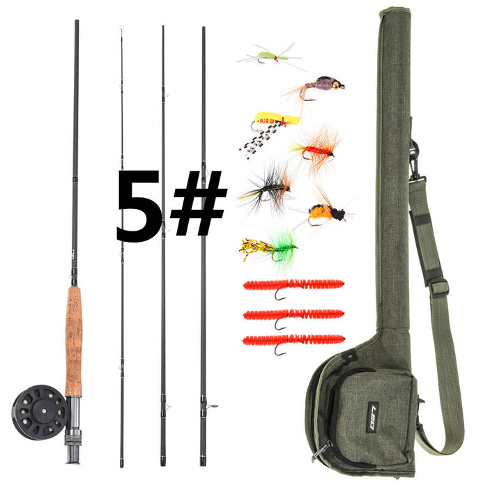 Lixada LF 4 Section Fly Fishing Rod Reel Combo Starter Kit – Pro Tackle  World