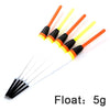 FTK 5pcs Luminous Barguzinsky Fir Stick Floats