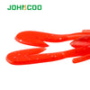 JOHNCOO 8Pcs/Lot 90mm 5.5g Soft Plastic Craw Fish Baits