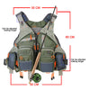 KyleBooker KBV001 Mesh Fishing Tackle Vest