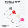 10pcs/lot 1g 2g 3g 5g 7g 15g Round Head Jigging Hook