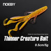 Noeby 6Pcs/Lot 9.5cm 5g Soft Plastic Creature Baits