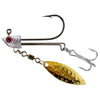 Mycena 2Pcs/lot 7g/10g/17g Fish Head Double Hook Jig Hook with Swivel Spoon