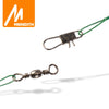 Meredith Anti Bite 15cm-30cm Steel Wire Leader With Swivel