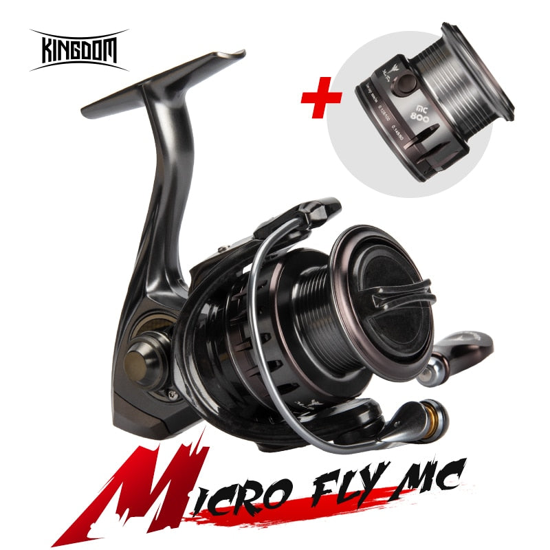Kingdom Micro Fly MC Spinning Reel 5.2:1 10+1BB 4/8KG Max Drag