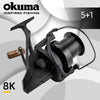 Okuma 8K Surf Spinning Reel 5+1BB 18KG Power 4.7:1