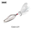 Kingdom 5g 7g 10.5g 14g Spoon Lure with Dressed Treble Hook
