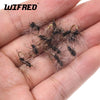 Wifreo 6Pc/Lot Griffiths Gnat Midge Dry Fly