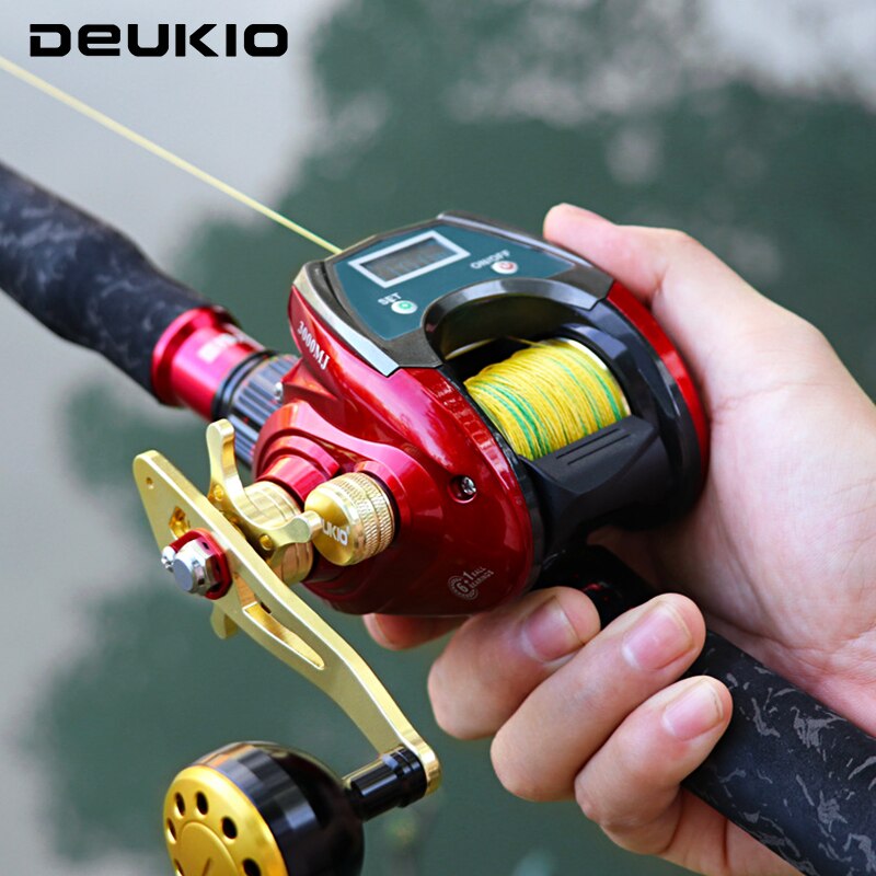 daiwa dcast reel Deukio MJ3000 Digital Display Line Counter Baitcast Reel 6.4:1 6+1BB M – Pro Tackle World