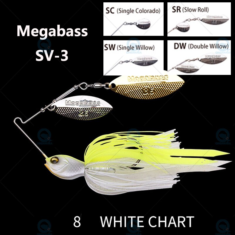 Megabass SV-3 Double Willow Spinnerbait 3/4oz. Gill | 4136645441