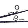 Phishger ROLLFISH 1.68/1.8/2.1m 30T Carbon 2Pc L/M/MH Casting/Spinning Rod