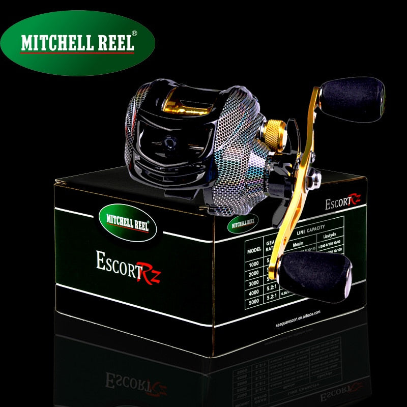MITCHELL ESCORT RZ-7 7.2:110KG MAX Ultralight Baitcasting Reel – Pro Tackle  World
