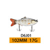 ODS 1Pc 13.2cm/20.6g 8-Segment Swimbait