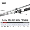 Kingdom SILVER NEEDLE 1.68m-2.13m 2PC UL L ML M MH Ultralight Casting/Spinning Rod
