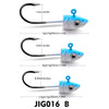 ProBeros 5Pcs 3.5g 5g 7g Multicolor Jig Head Hook