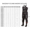 Bassdash Ultra High Nylon PVC Chest Waders With Boots