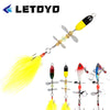 LETOYO 1Pc  9g 70mm/13g 85mm Rotating Spinner Lure