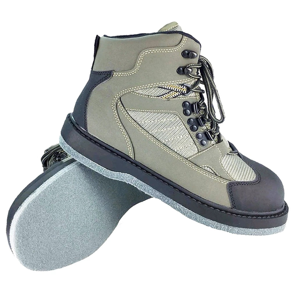Jeerkool Leather Felt or Rubber Sole Boots, Anti Skid, Quick Drying Wa –  Pro Tackle World