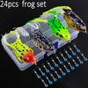 Lifelike Soft Silicone Frog Lure Set 6g/8g/13g - 24PC