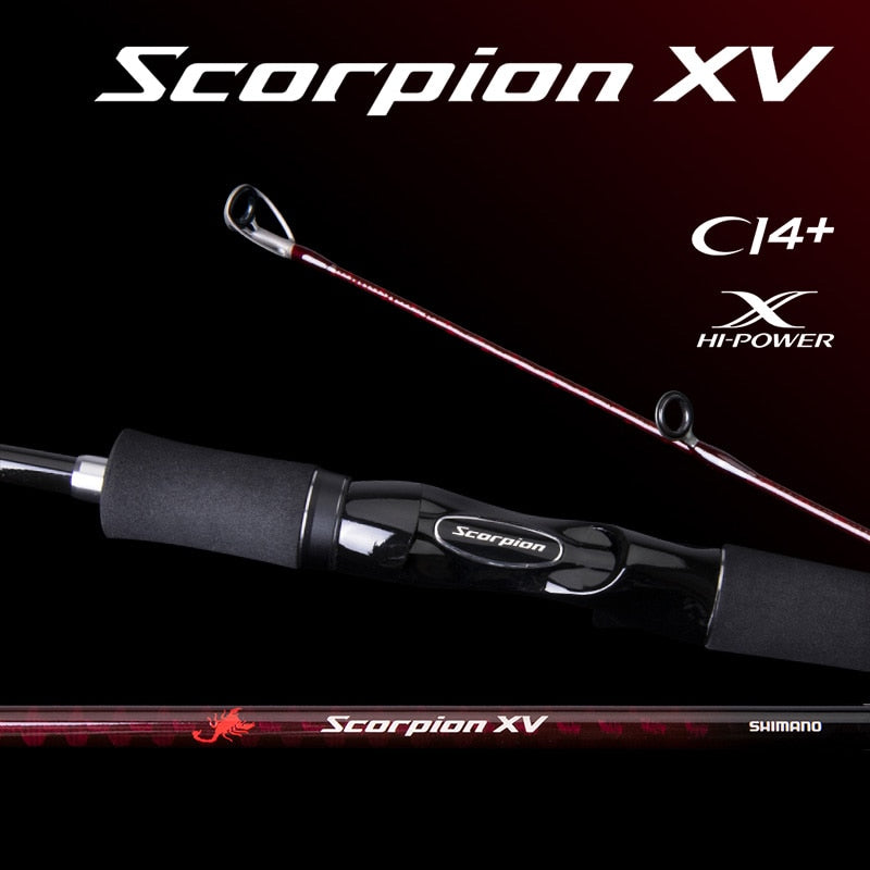 shimano ci4+ rod Shimano Scorpion XV Casting/Spinning Rod 1.22M-1.98M 2PC – Pro Tackle World