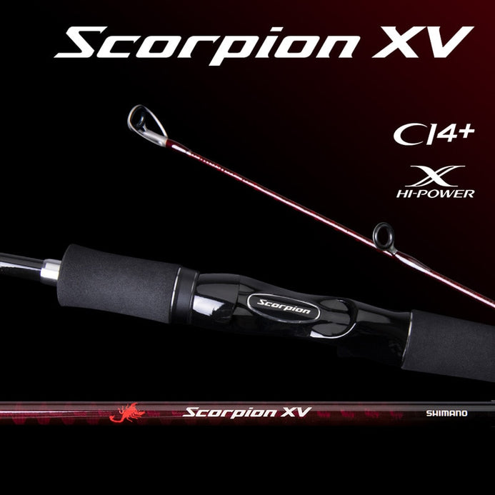 Shimano Scorpion XV 1.22M-1.98M 2PC Spinning/Casting Fishing Rod