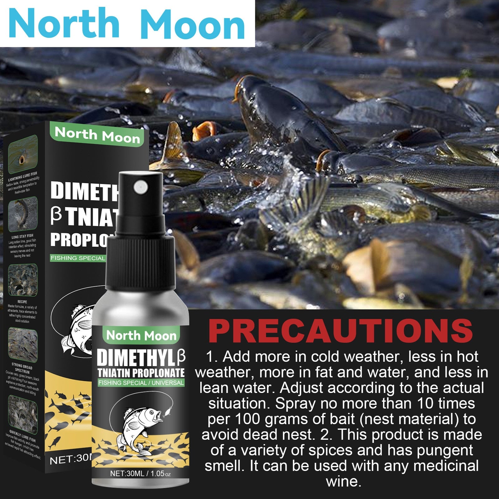 North Moon 30ml Fishing Bait Attractants – Pro Tackle World