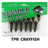 Sunmile 6Pc/Lot 7.5cm/3.5g Soft Crayfish Baits