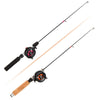 Leo 60cm/62cm/65cm Telescopic Ice Fishing Rod and Reel Set