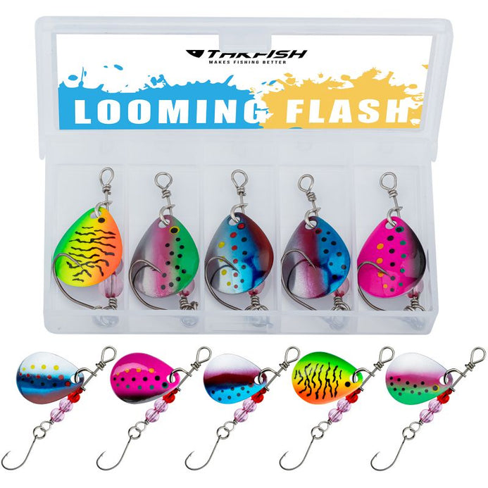 THKFISH 5Pc 6g Spinner Lure Set – Pro Tackle World