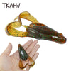 TKAHV 2Pc/Lot 90mm 15.5g Double Tail Soft Frog Lure