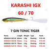 Megabass Karashi IGX 60 /70 Floating/Sinking Dynamic Lipless Jerkbait