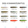 Megabass DOG-X DIAMANTE RATTLE IN / SILENT Floating Lipless Top Water Bait