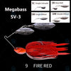 Megabass SV-3 3/4 5/8 Oz. DW/ SR Double Willow Spinnerbait