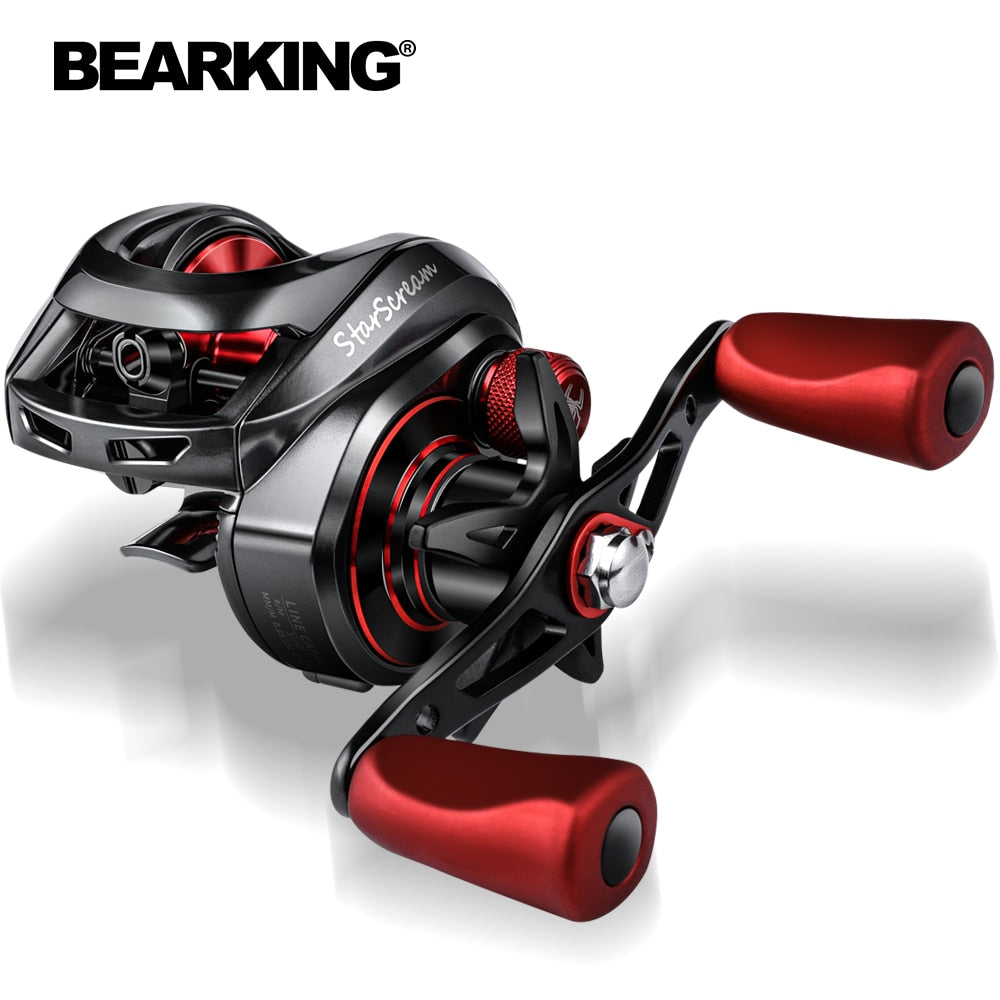 SoloKing GKA200 Pro Baitcasting Reel 7.1/8.1 Ratio 9KG Max Drag 6+1BB – Pro  Tackle World