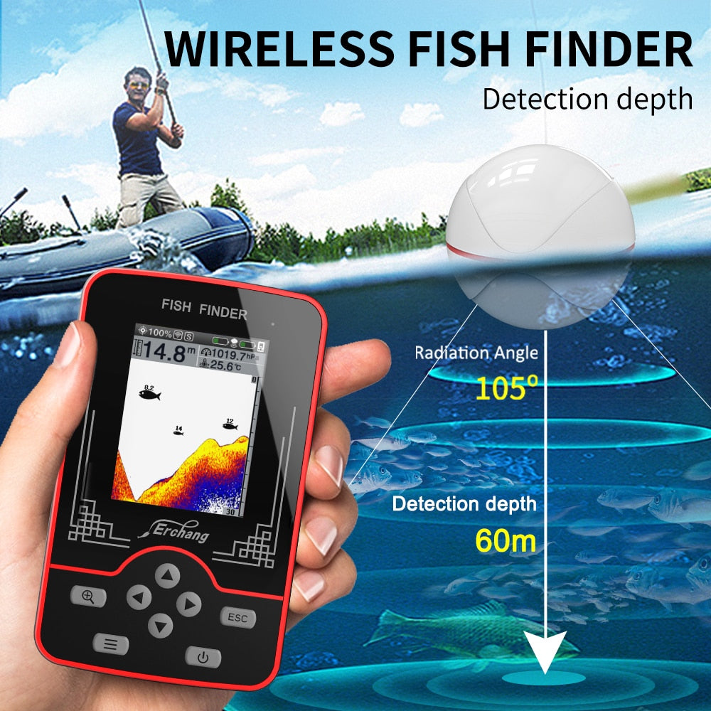 wireless fish finders Erchang F13 Rechargeable Wireless Fish Finder – Pro Tackle World