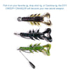 DYY Creepy Crawler Craw 6Pcs/Lot 8.5cm 8.4g Soft Craw Lure