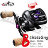 Walk Fish BK2000 7.2:1 High Speed 5.5KG Max Drag Baitcasting Reel